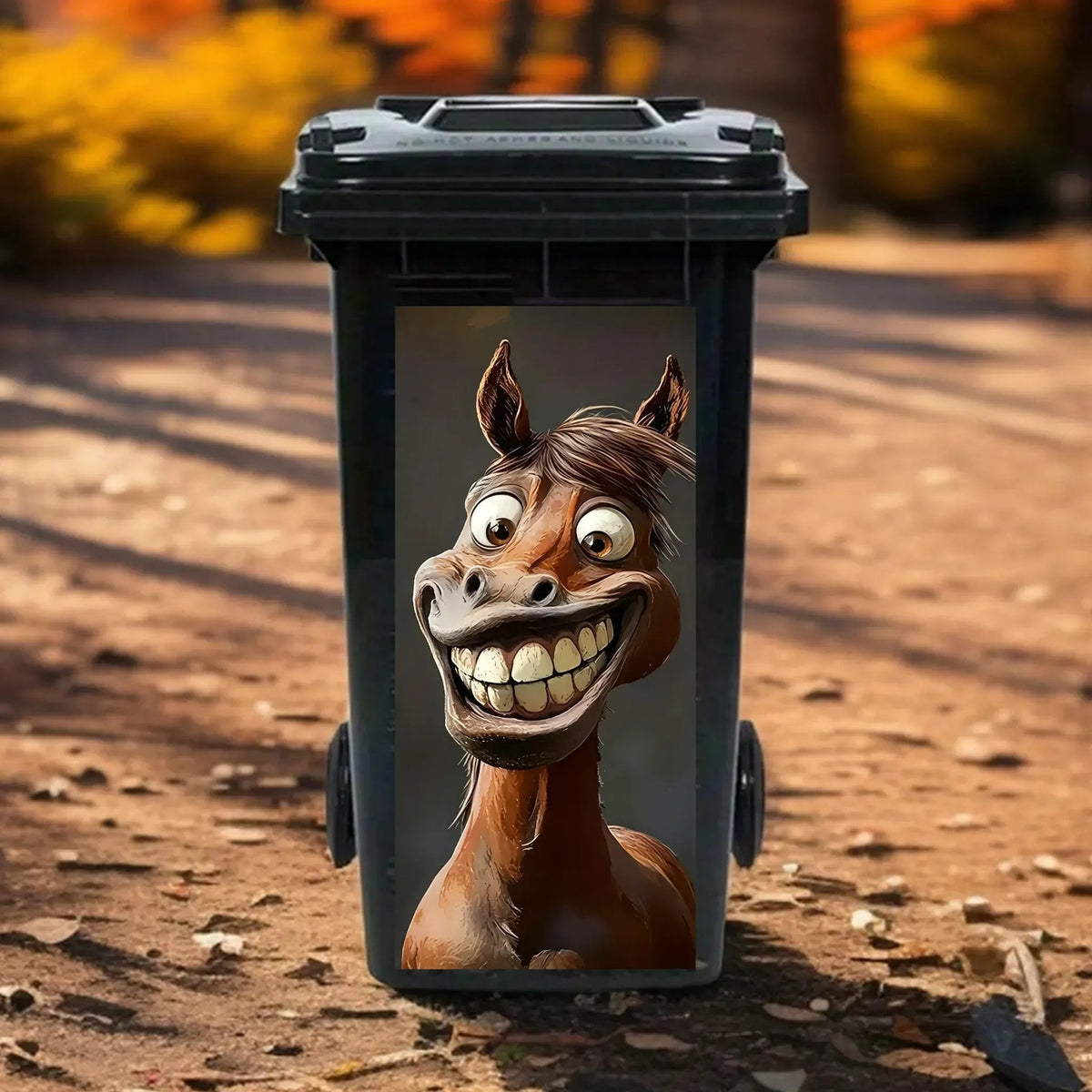 🦒🐯Creative trash can sticker with colorful cartoon✨