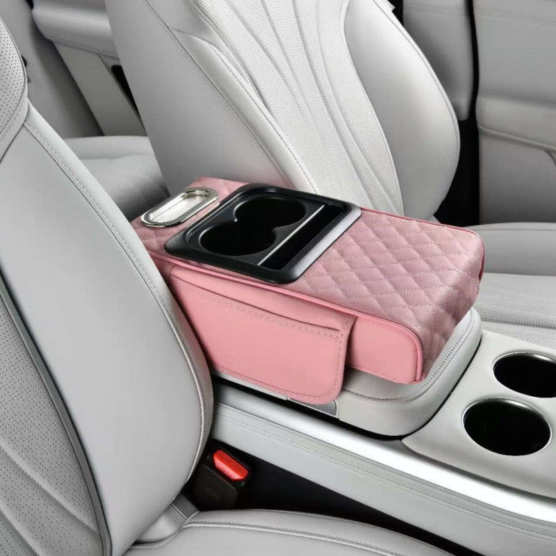 🚗 🔥Multifunctional PU leather mat for car armrests