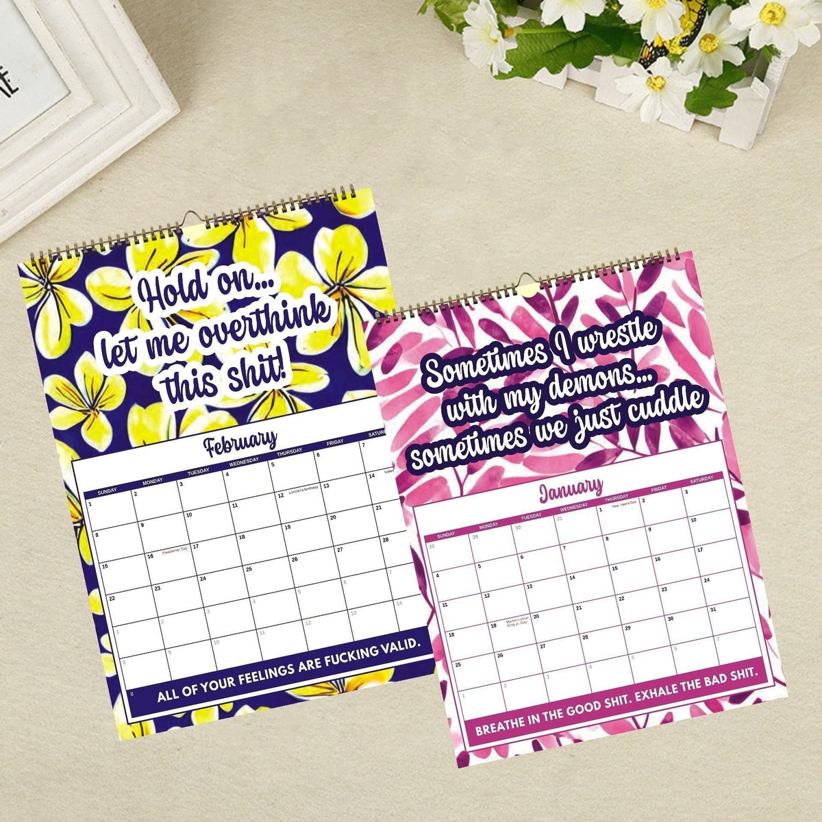 π₯πOver 58,000 Sold!ππ2027 Sweary Wall Calendar β Hilarious & Profane Gag Gift for Friends & Stress Relief at Home