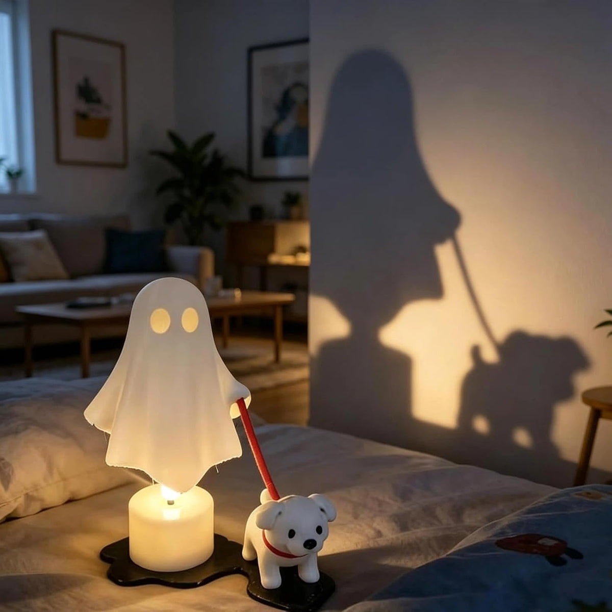 π»πΎ A night light with a ghost dog for Halloween