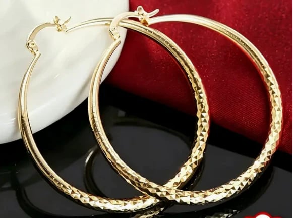 🎉BUY 1, GET 1 FREE🎁Diamond-cut hoop earrings for women – elegant and sparkling 💎