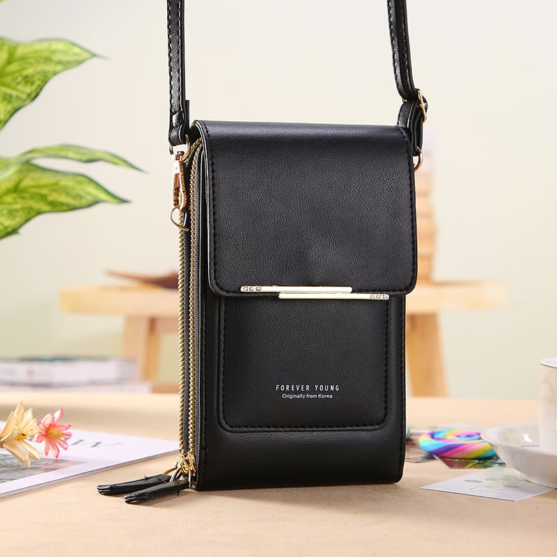 👛Anti-theft shoulder bag for mobile phones | Access to touchscree