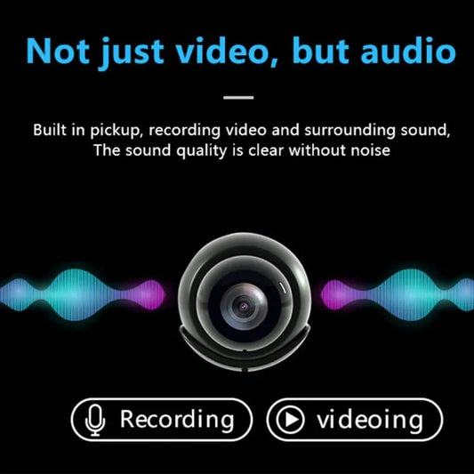 📸  1080P Mini Wireless Camera Coin-sized, install anywhere, remote real-time monitoring via smartphone.