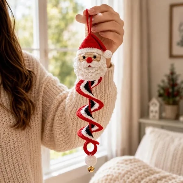 ☃️Last day of the 50% discount – Get started on crocheting a spiral-shaped snowman