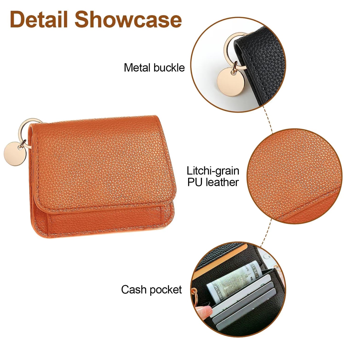 👜 Retro Multi-Card Handheld Wallet With Hidden Pocket