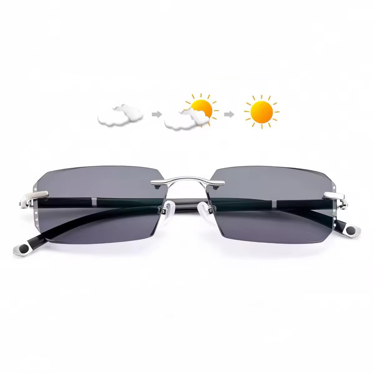 🔥Buy two get one free🔥Stylish reading glasses with autofocus｜Blue light filter · All-day comfort and crystal-clear vision