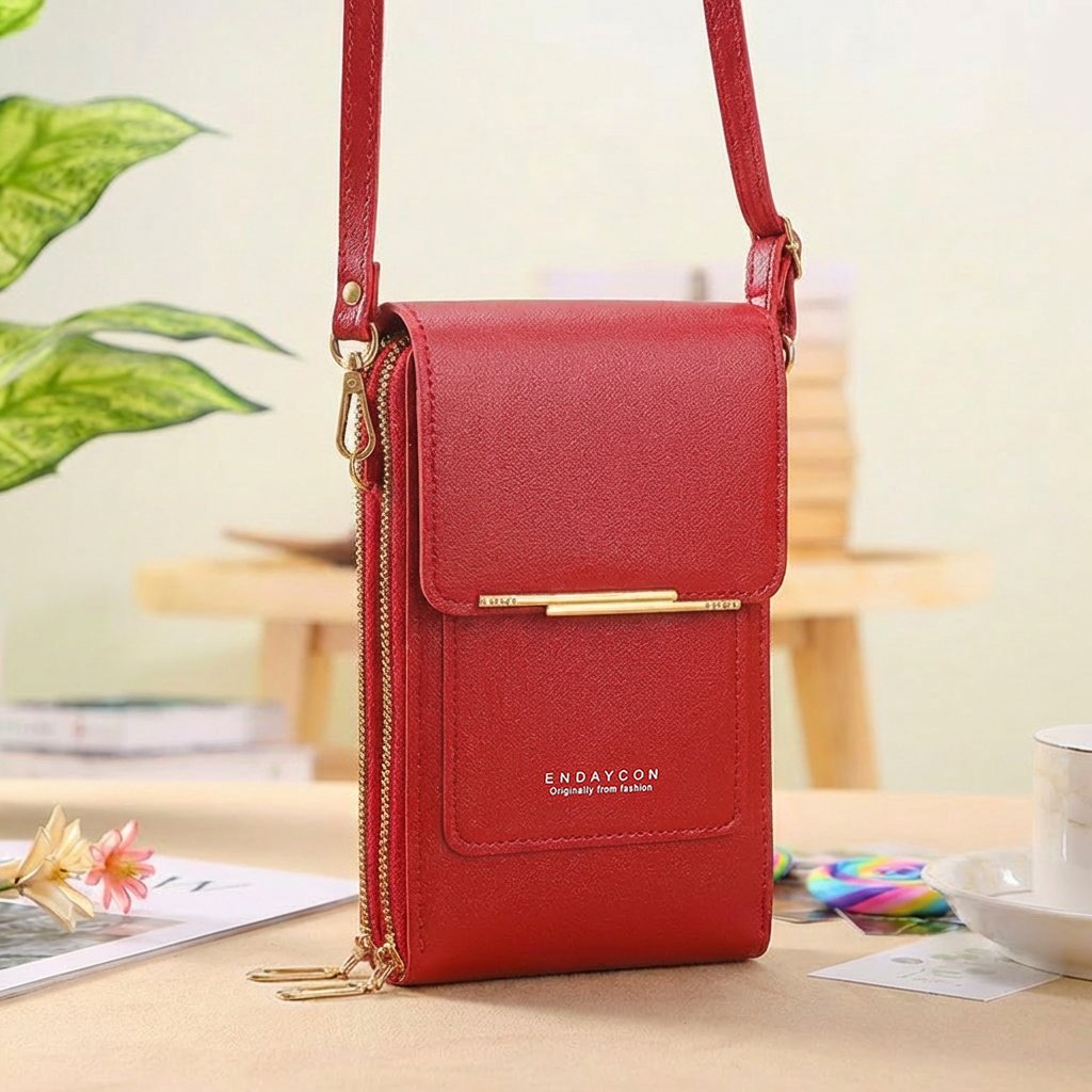 👛Anti-theft shoulder bag for mobile phones | Access to touchscree