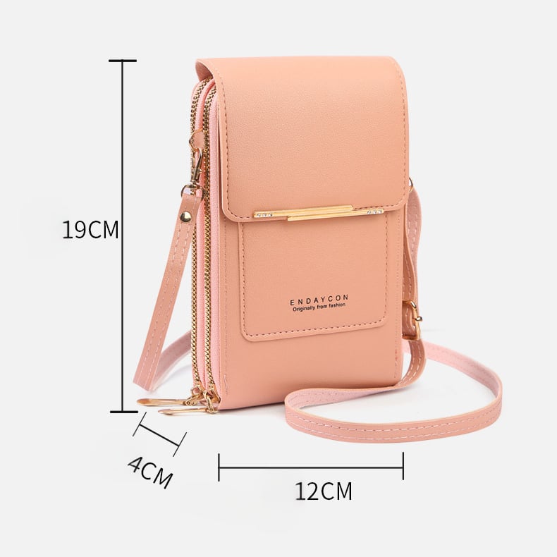👛Anti-theft shoulder bag for mobile phones | Access to touchscree