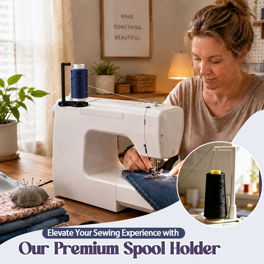 🧵Sewing machine upper bobbin holder – vertical stand for large bobbins