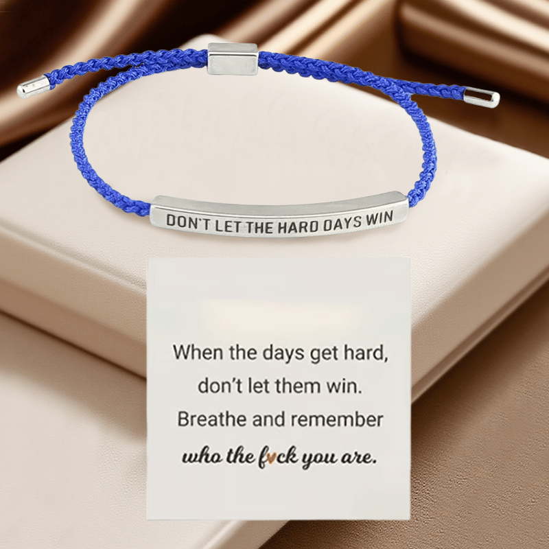💖Inspirational Bracelet – A Meaningful Reminder To Stay Strong & Keep Going
