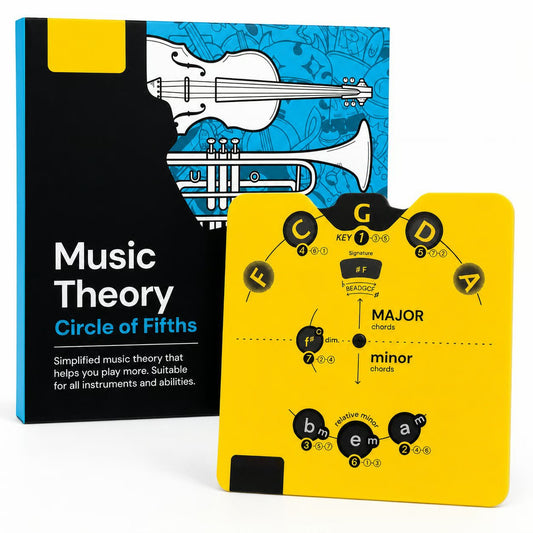 🔥 Last Day 54% OFF – Circle of Fifths Music Theory Wheel Set | Hands-On Chord, Key Signature & Songwriting Guide for Musicians🎹🎸💕