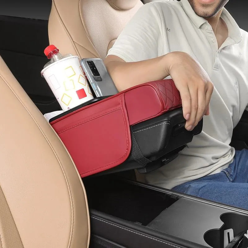 🚗 🔥Multifunctional PU leather mat for car armrests