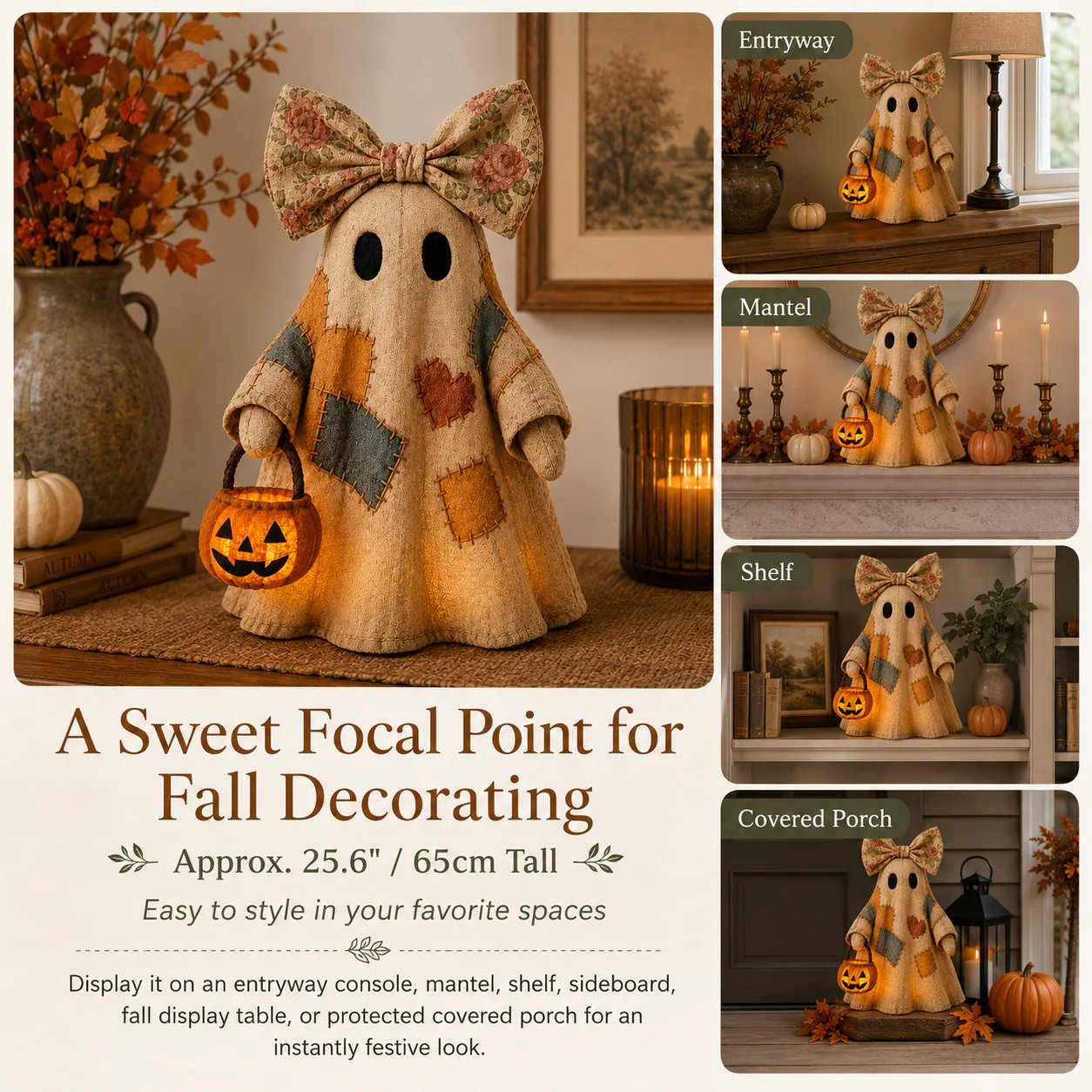 Give your home a touch of playful nostalgia and create a warm and cosy atmosphere! 🎃✨🍂
