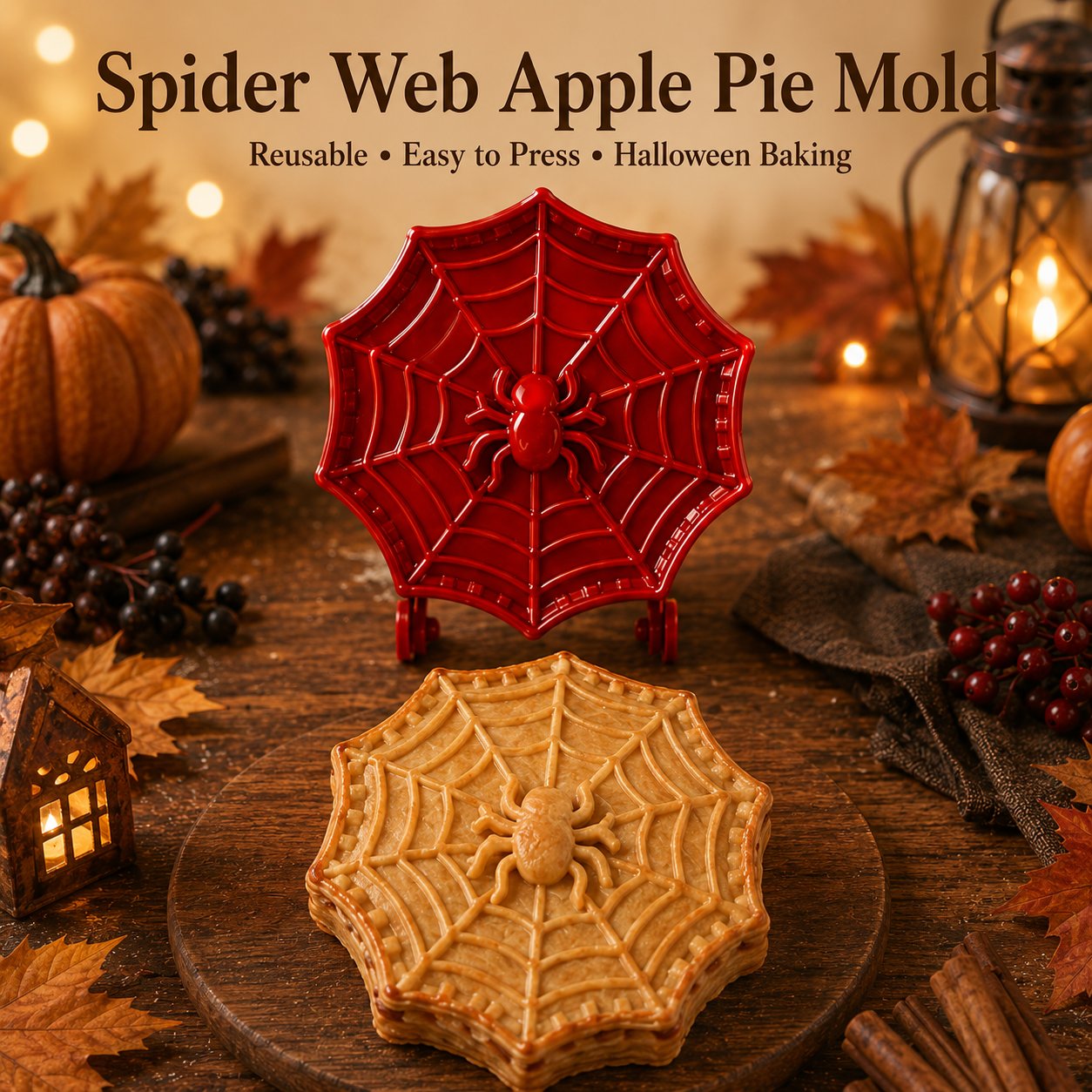 🎃 8-piece set of moulds for small Halloween tarts