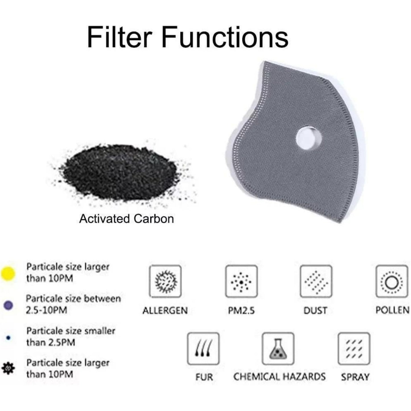 🔥 Last day of 50% off 💖 Reusable dust mask with activated carbon filter – designed for an active lifestyle
