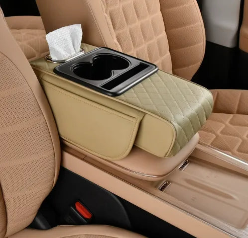 🚗 🔥Multifunctional PU leather mat for car armrests