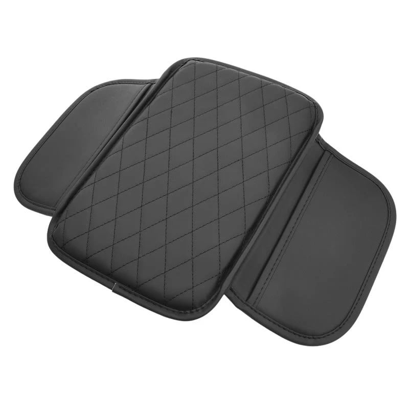 Multifunctional Car Armrest Cushion – Padded Console Cover with Built-In Storage