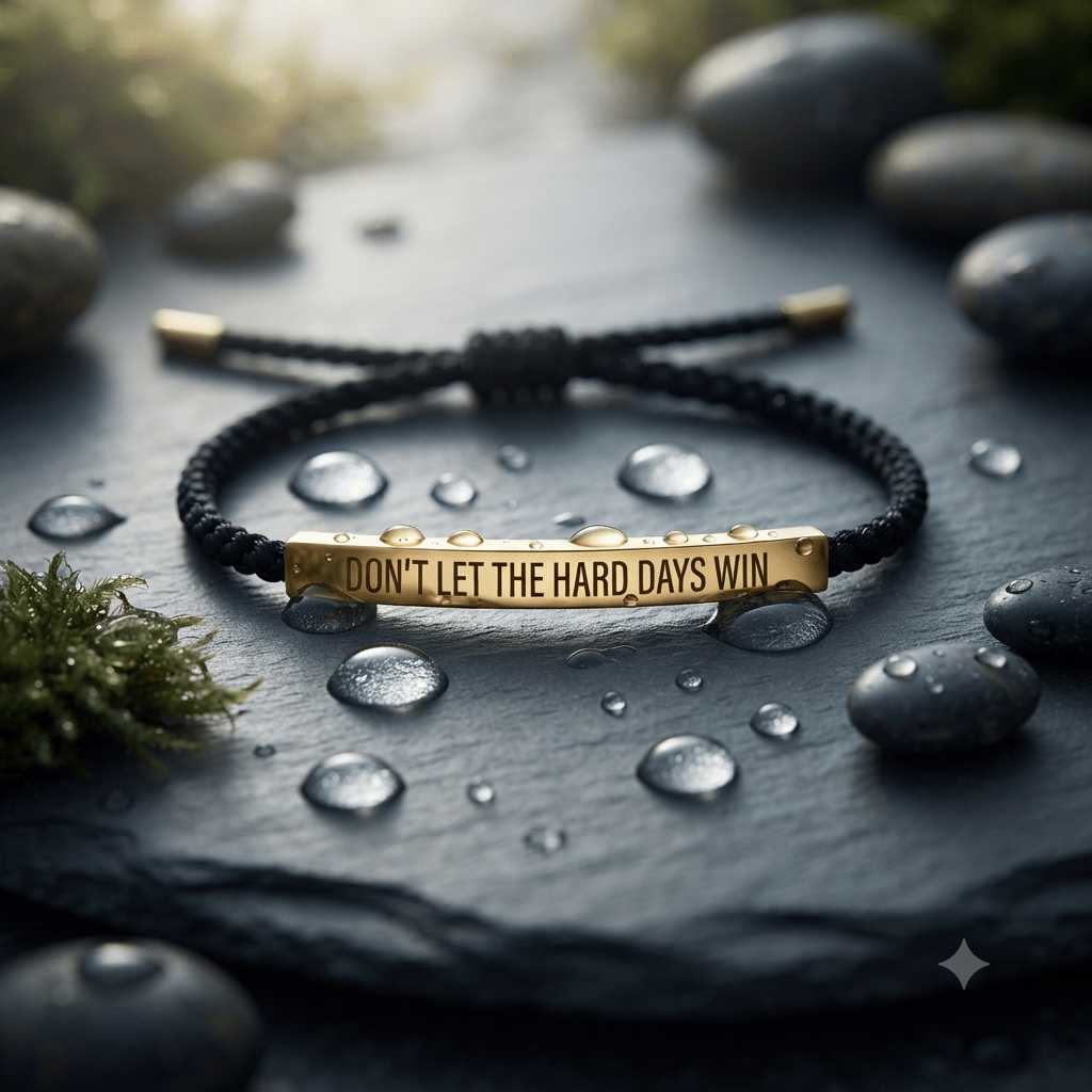 💖Inspirational Bracelet – A Meaningful Reminder To Stay Strong & Keep Going