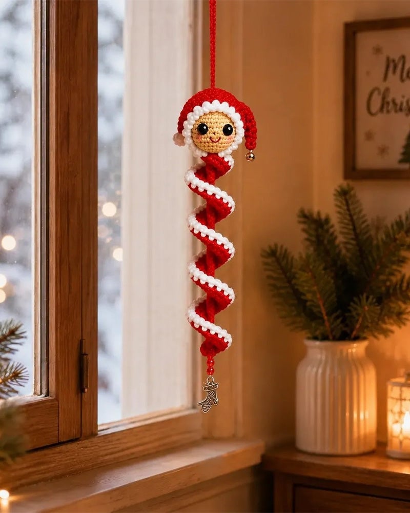 ☃️Last day of the 50% discount – Get started on crocheting a spiral-shaped snowman