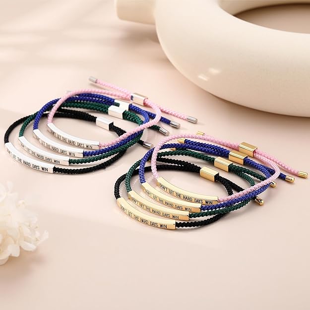 💖Inspirational Bracelet – A Meaningful Reminder To Stay Strong & Keep Going