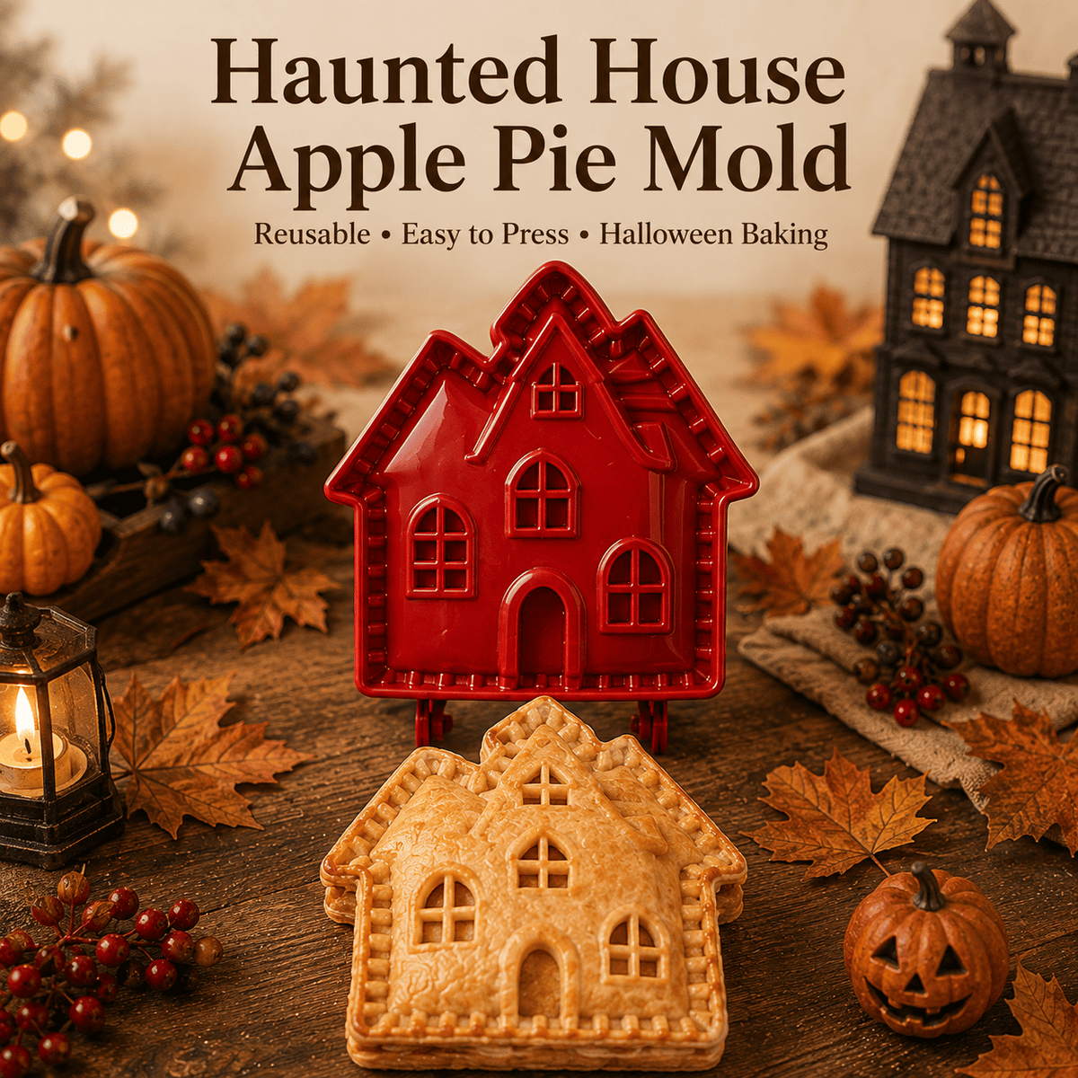 🎃 8-piece set of moulds for small Halloween tarts