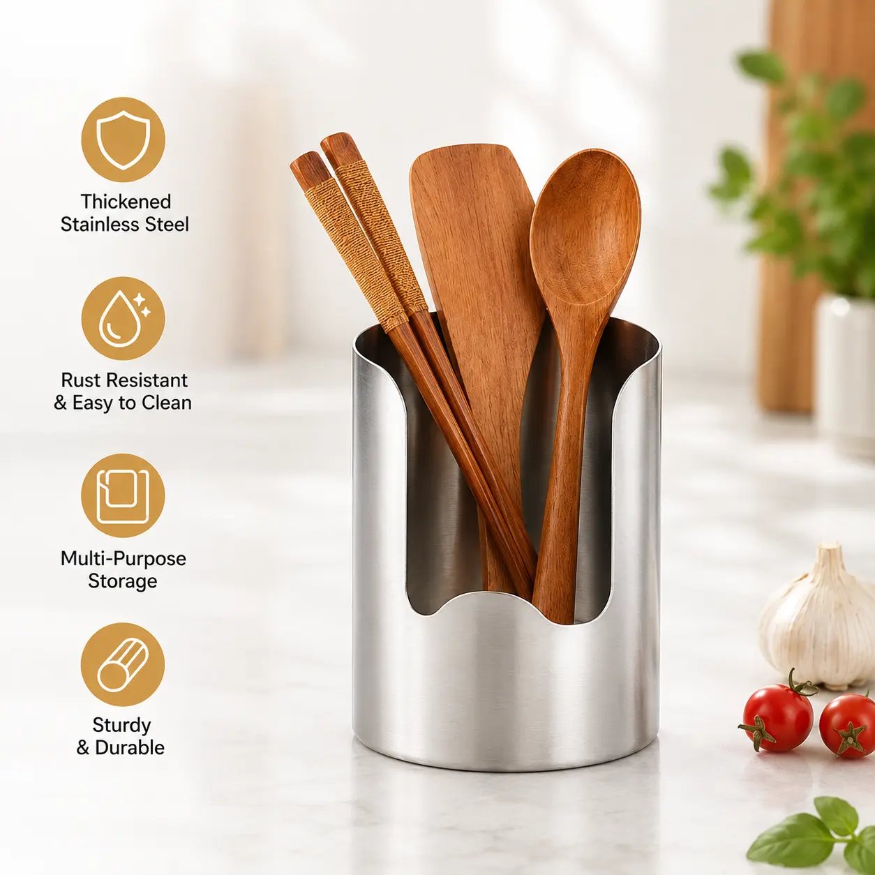 Multi-Functional Kitchen Utensil Holder