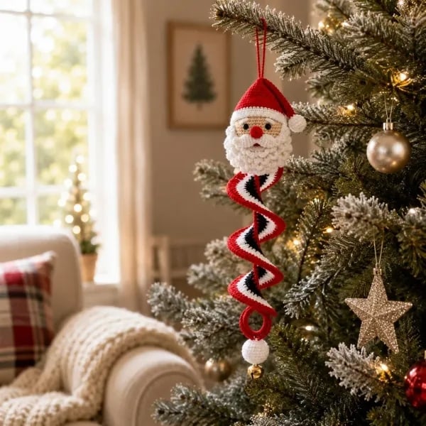 ☃️Last day of the 50% discount – Get started on crocheting a spiral-shaped snowman