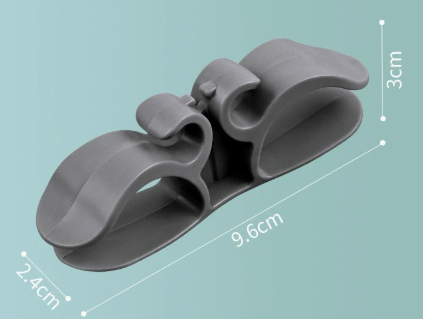 Self-adhesive silicone cable holders for white good