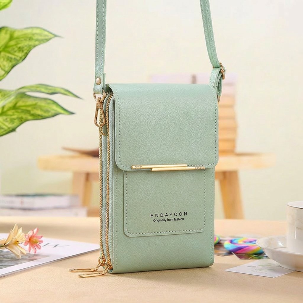 👛Anti-theft shoulder bag for mobile phones | Access to touchscree
