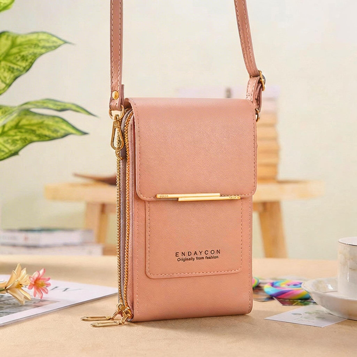 👛Anti-theft shoulder bag for mobile phones | Access to touchscree