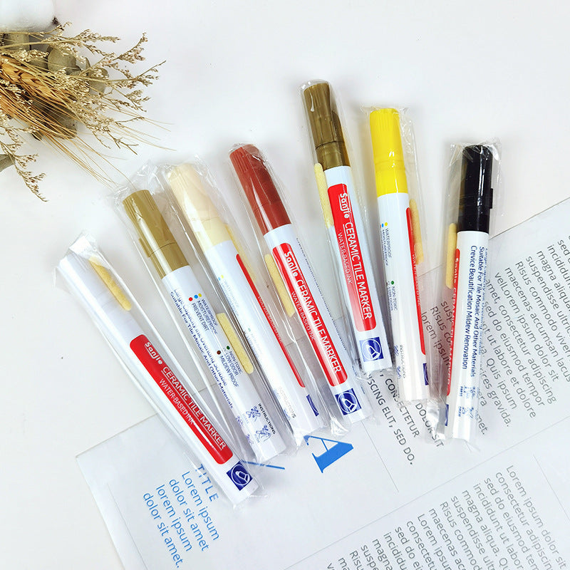 ✏️Mold-resistant and waterproof grout pen for ceramic tiles