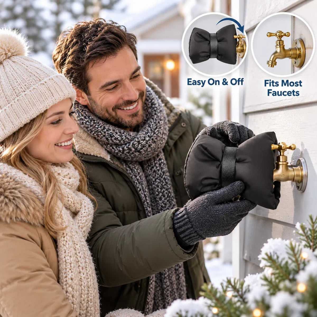 Outdoor Faucet Freeze Protection Socks