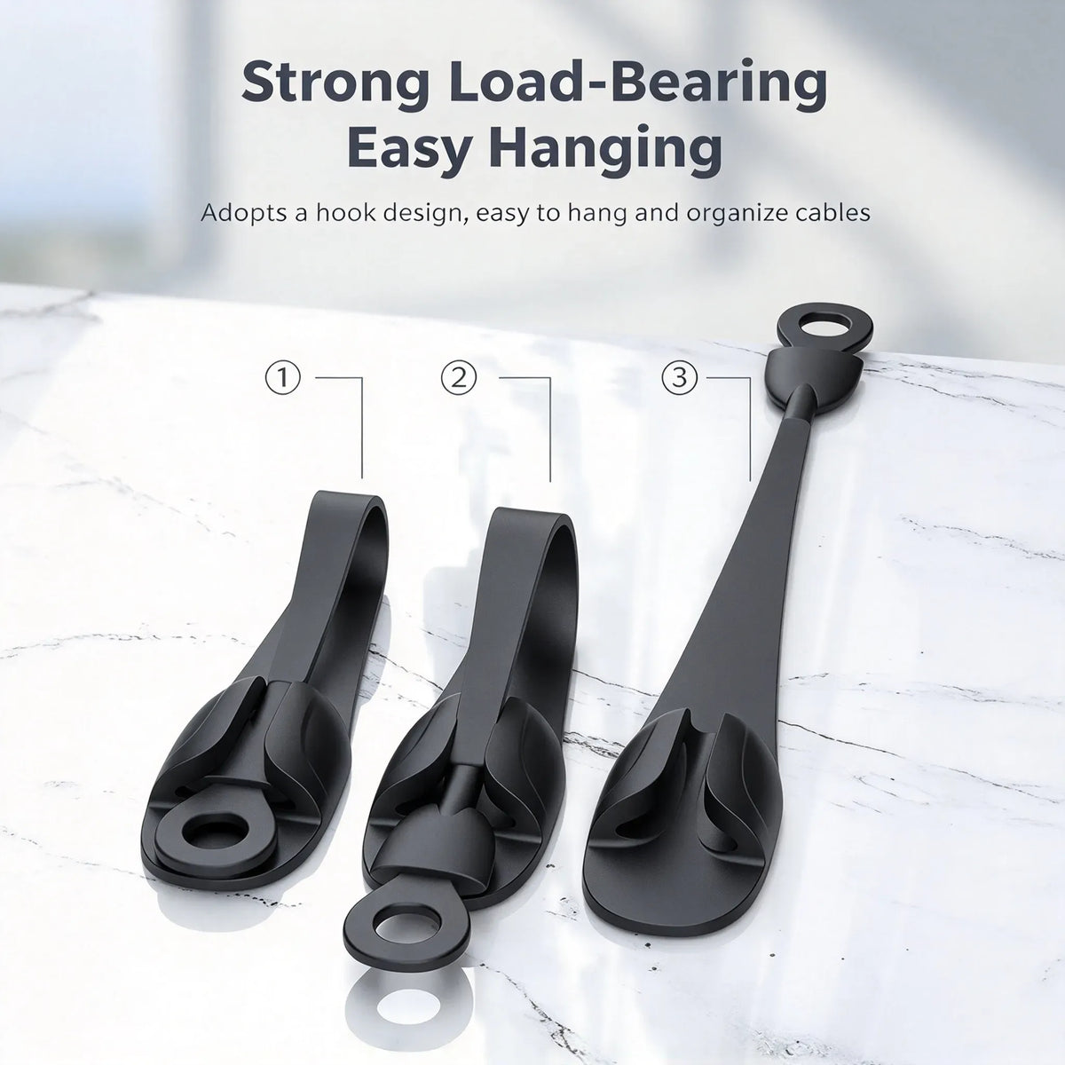 🎅 8Pcs Christmas Garland Hanger Mantle Garland Hooks, No Drill