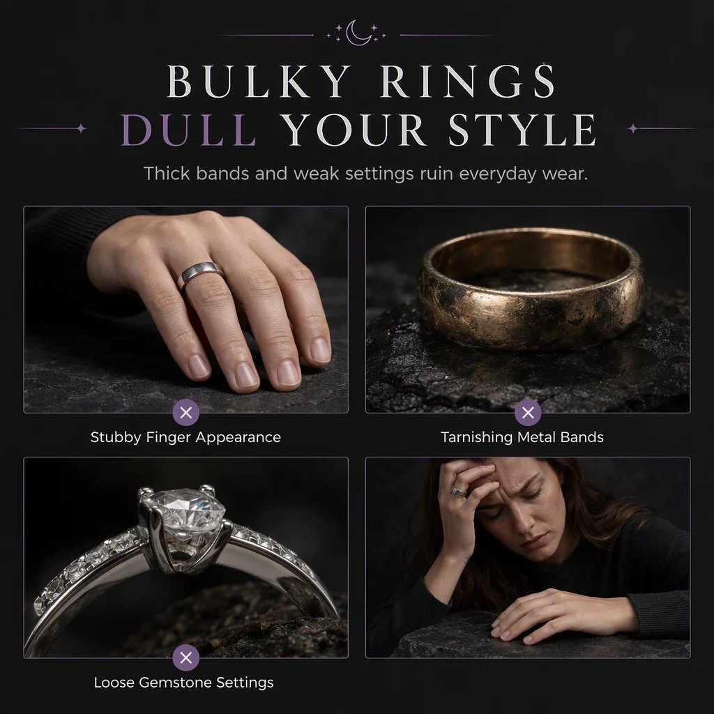 ✨ Vintage Gothic Crescent Ring – Mystical Elegance for Every Day 💍