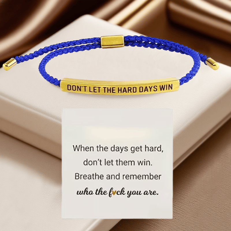 💖Inspirational Bracelet – A Meaningful Reminder To Stay Strong & Keep Going