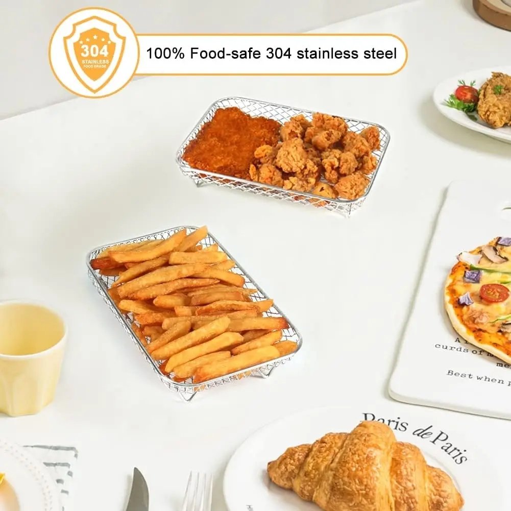✨Stainless Steel Stackable Air Fryer Rack