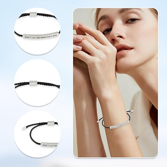 💖Inspirational Bracelet – A Meaningful Reminder To Stay Strong & Keep Going
