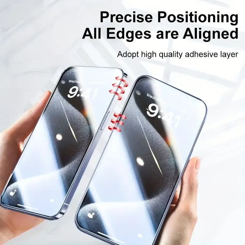 Luxury screen protector for iPhone – fingerprint-resistant, scratch-resistant