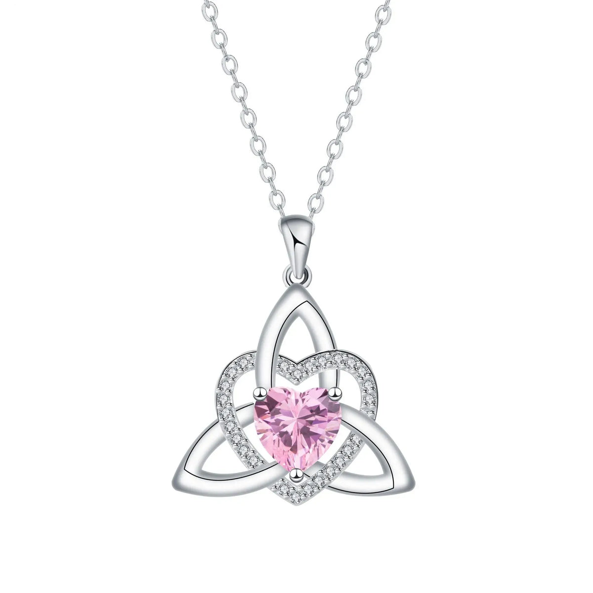 ❤️Birthstone – Celtic Trinity Love Knot Penda
