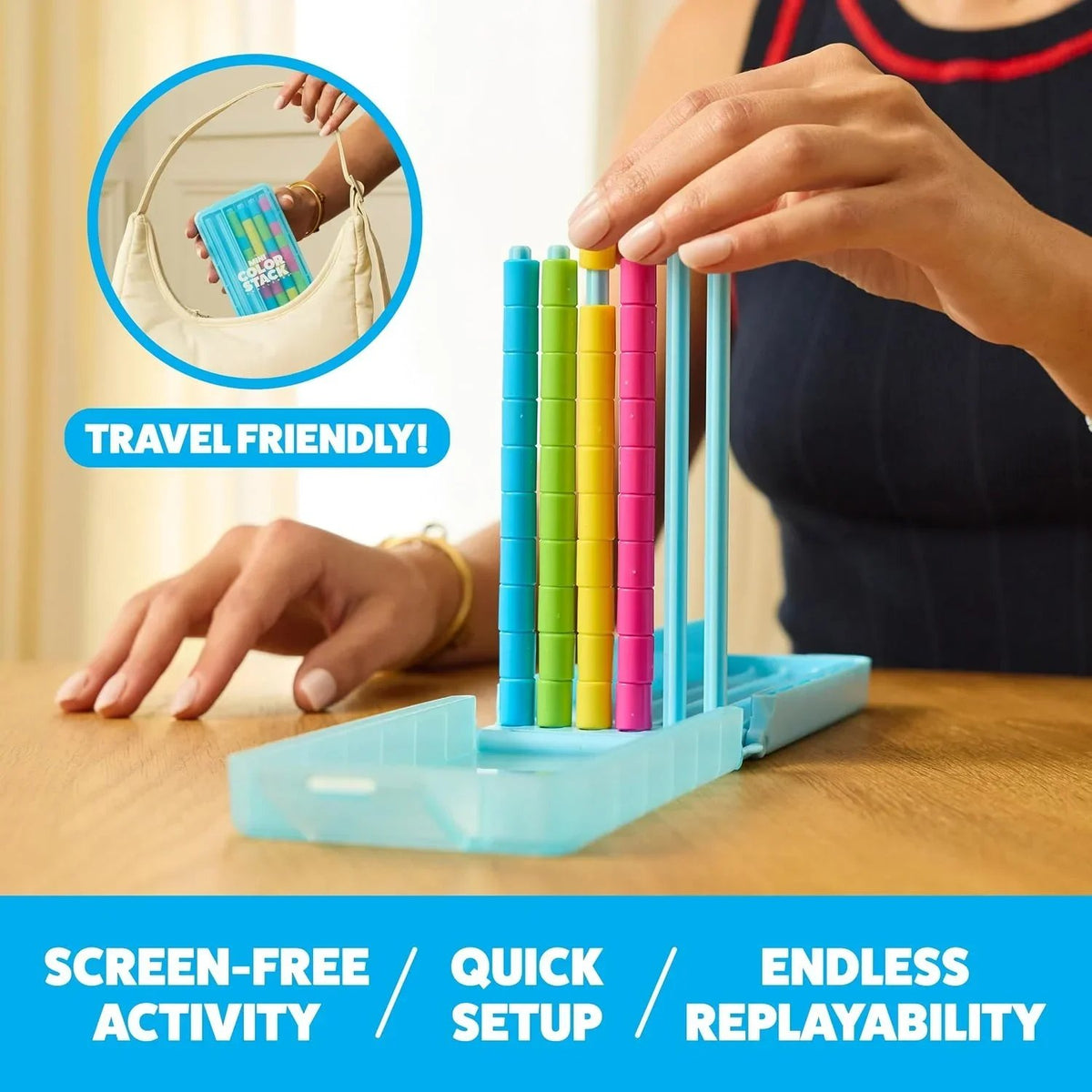 Mini Color Stack Challenge — Shake It. Sort It. Solve It. 🌈 Portable Color Matching Puzzle Game for Kids & Adults Ages 8+