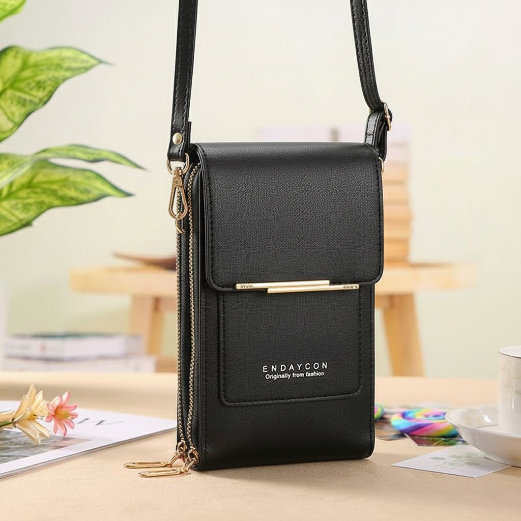 👛Anti-theft shoulder bag for mobile phones | Access to touchscree