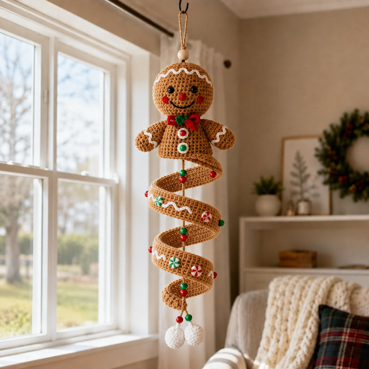 ☃️Last day of the 50% discount – Get started on crocheting a spiral-shaped snowman