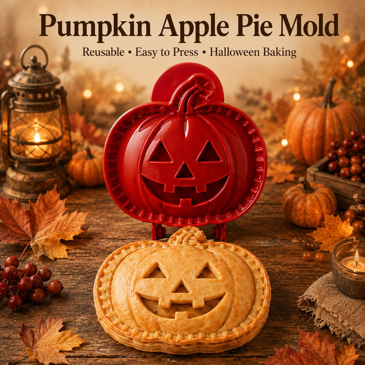 🎃 8-piece set of moulds for small Halloween tarts