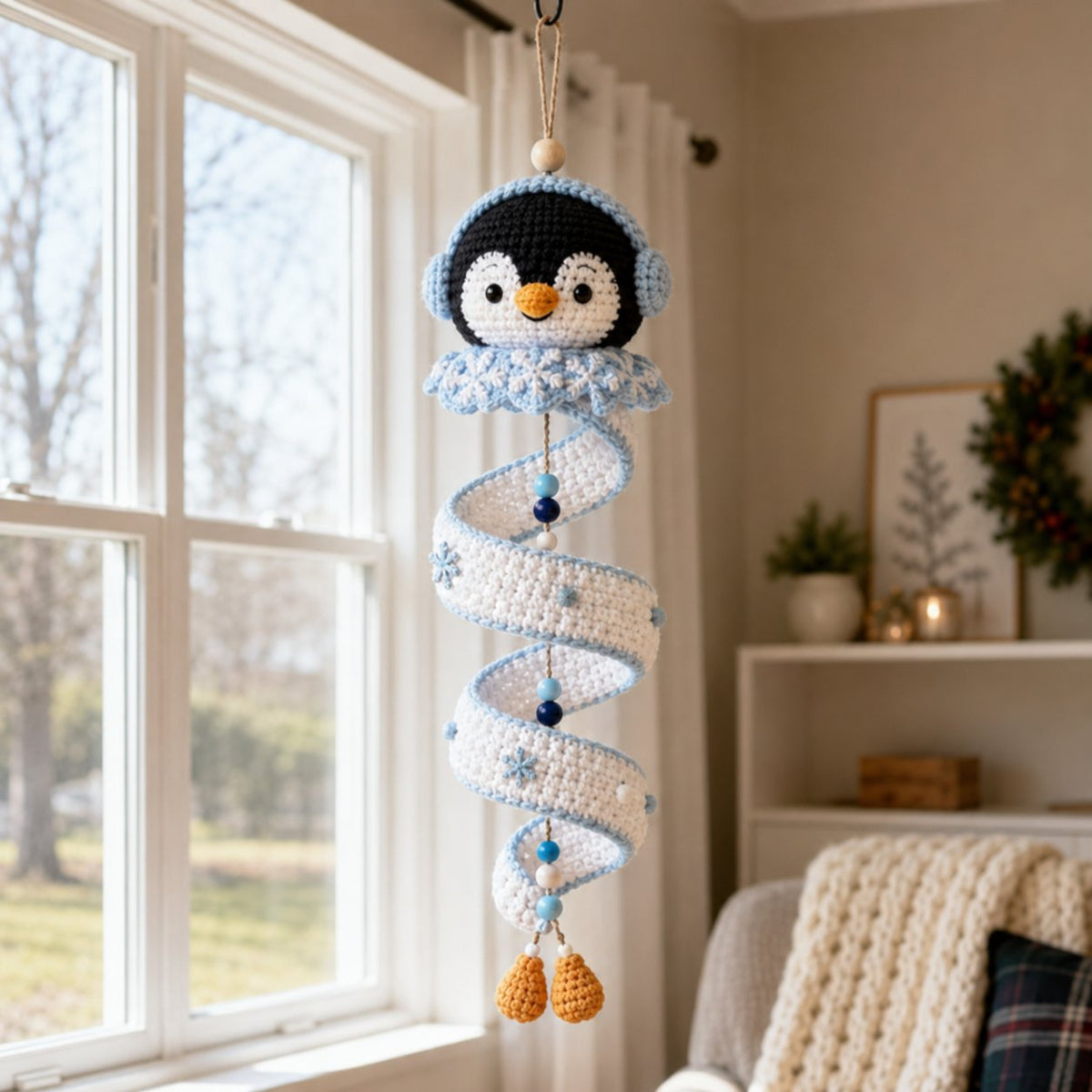 ☃️Last day of the 50% discount – Get started on crocheting a spiral-shaped snowman