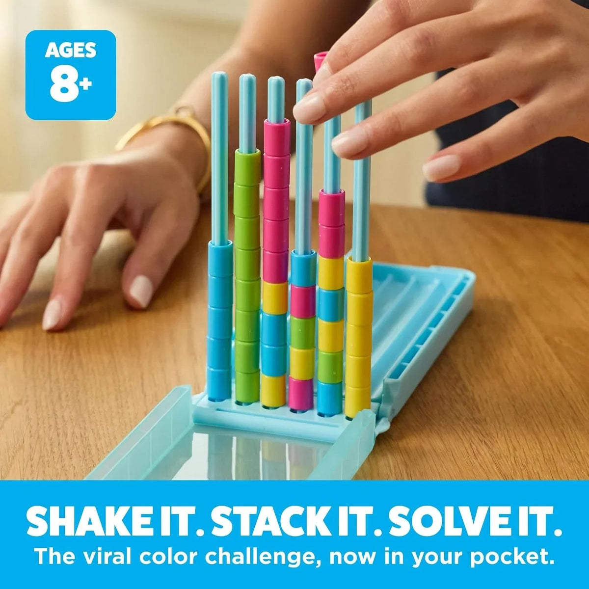 Mini Color Stack Challenge — Shake It. Sort It. Solve It. 🌈 Portable Color Matching Puzzle Game for Kids & Adults Ages 8+