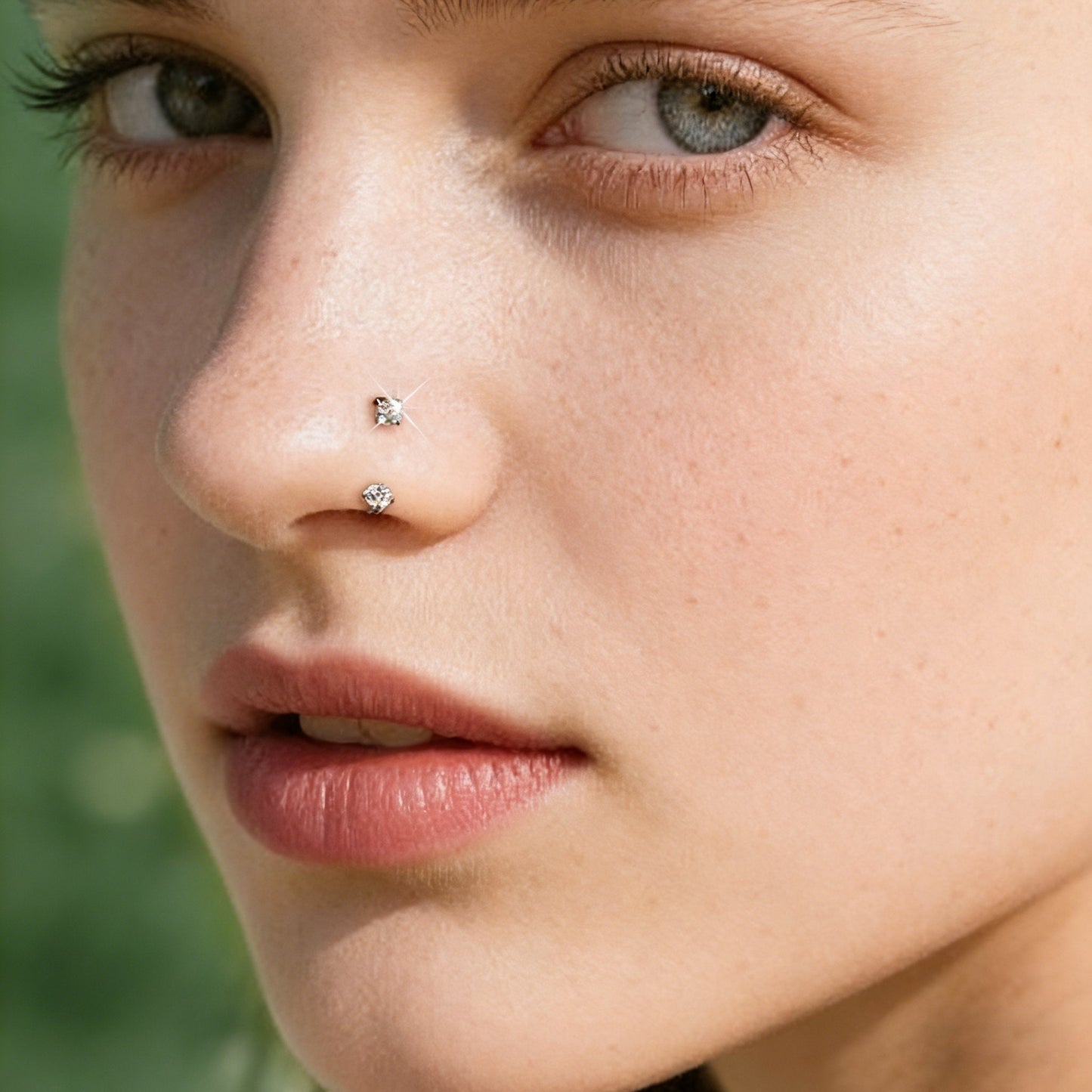 💎Horseshoe-shaped nose ring – with internal thread and comfortable fit