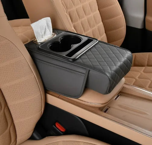 🚗 🔥Multifunctional PU leather mat for car armrests