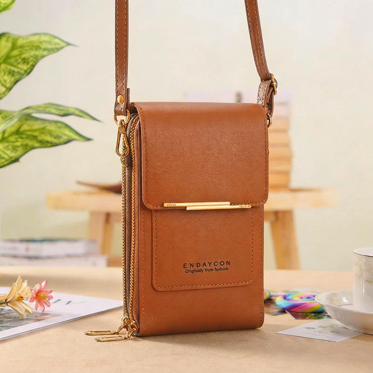 👛Anti-theft shoulder bag for mobile phones | Access to touchscree