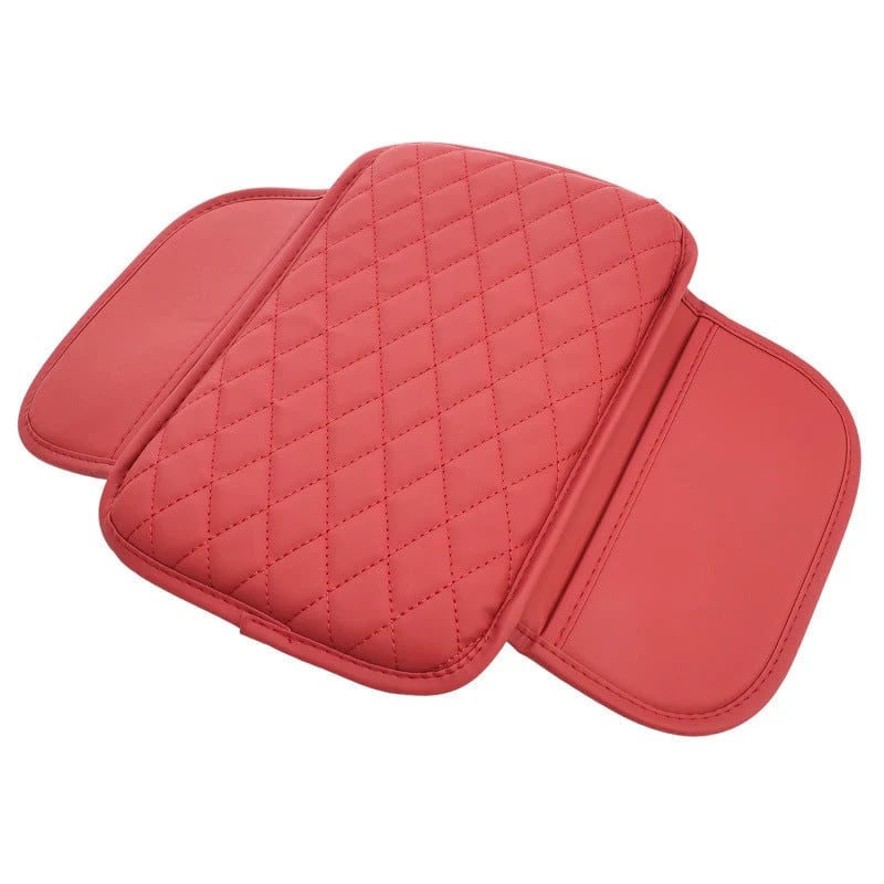Multifunctional Car Armrest Cushion – Padded Console Cover with Built-In Storage