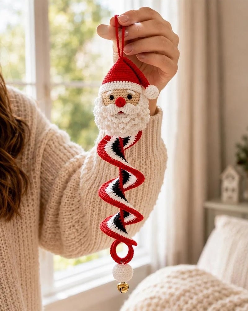 ☃️Last day of the 50% discount – Get started on crocheting a spiral-shaped snowman